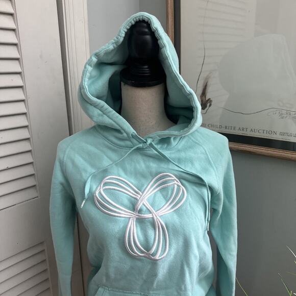 TNA Artitzia Hoodie Womens Small Blue Pullover Baltic Athleisure Spiro Logo - Picture 2 of 8
